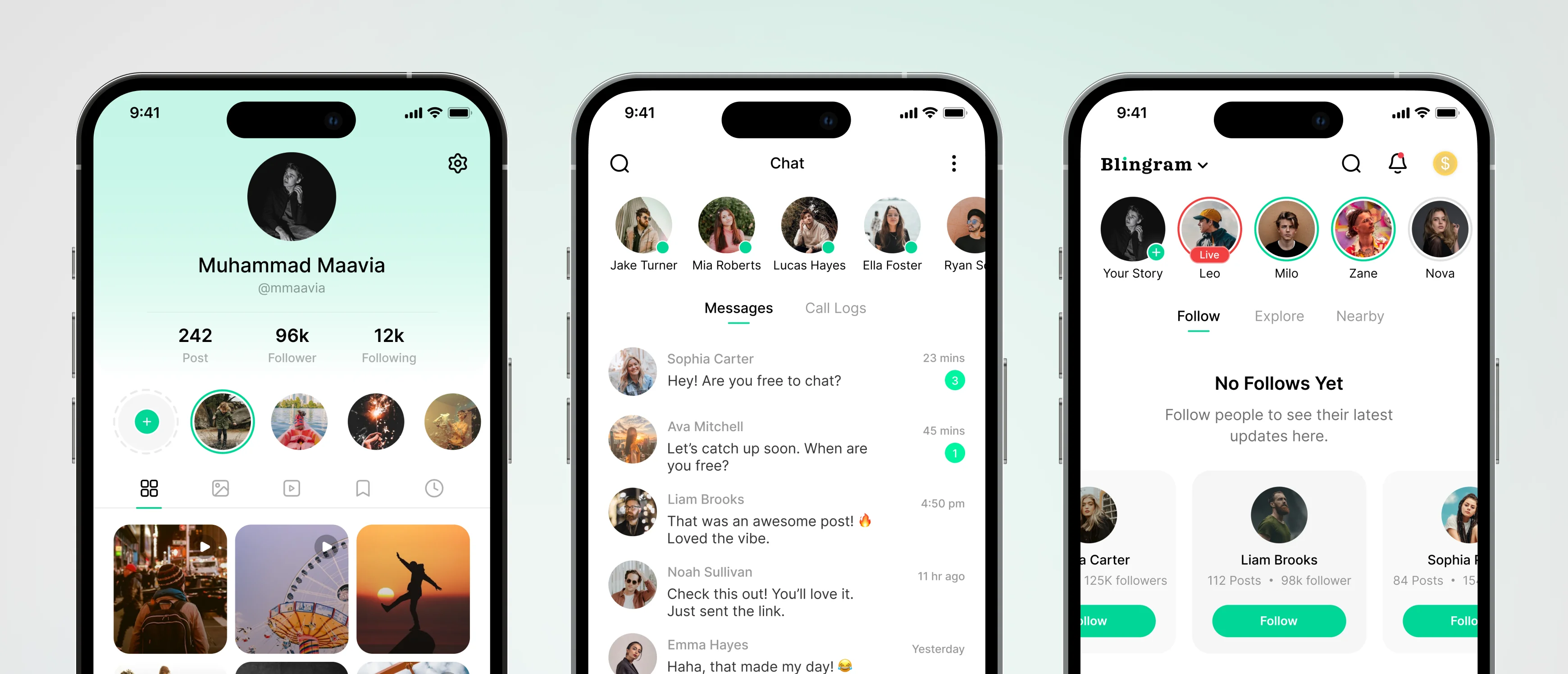 Blingram — Profile, Chat and Discover