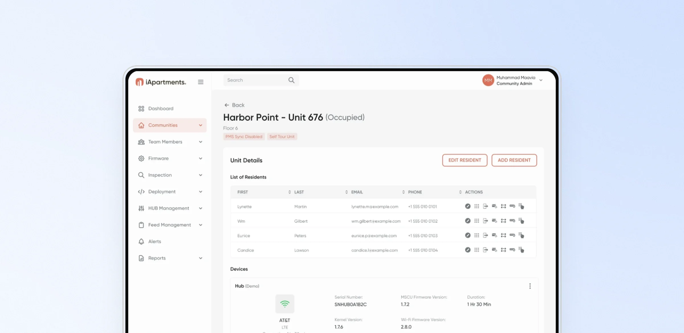 iApartments interface