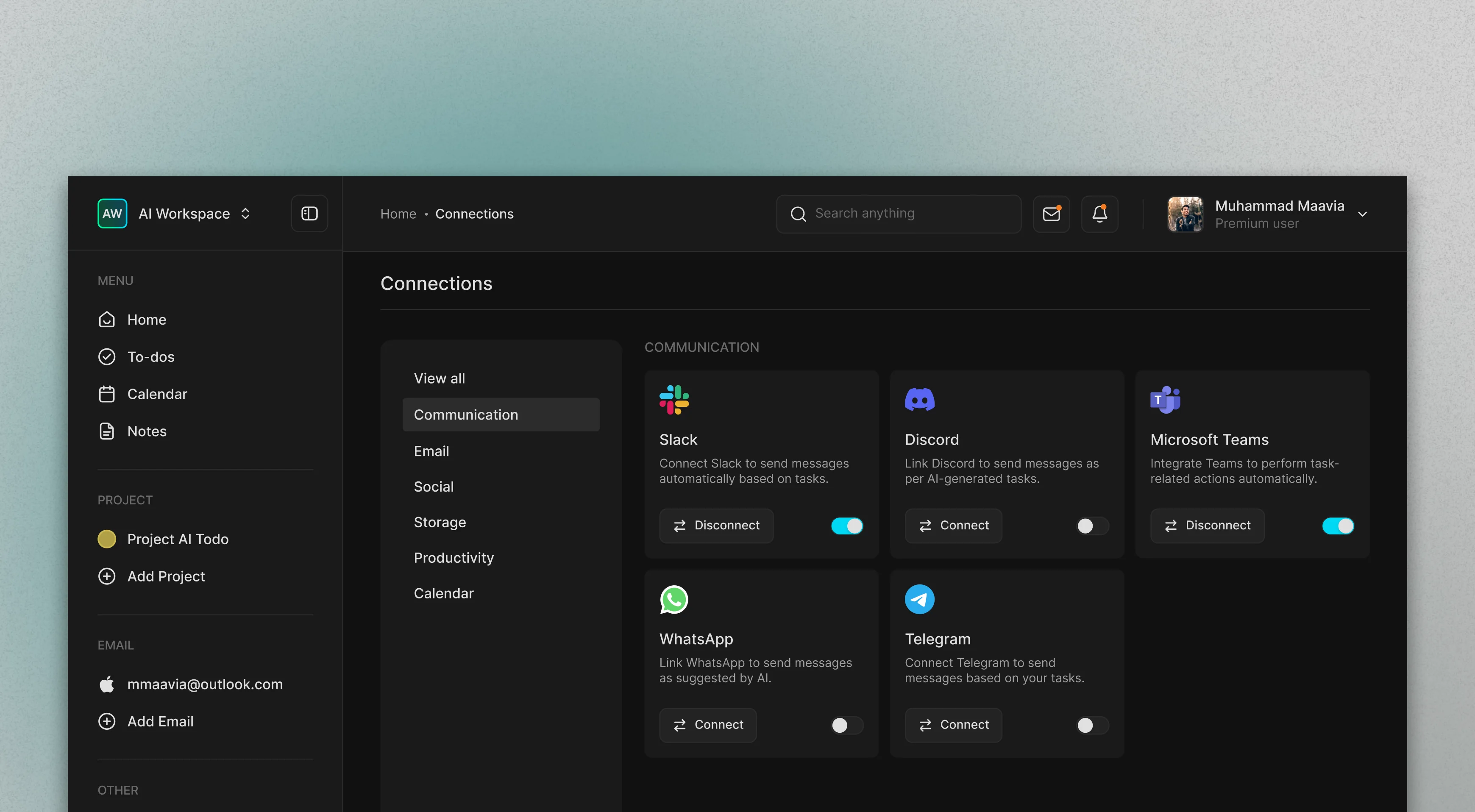 Pairboard — Connections and Integrations